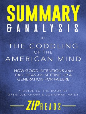 cover image of Summary & Analysis of the Coddling of the American Mind